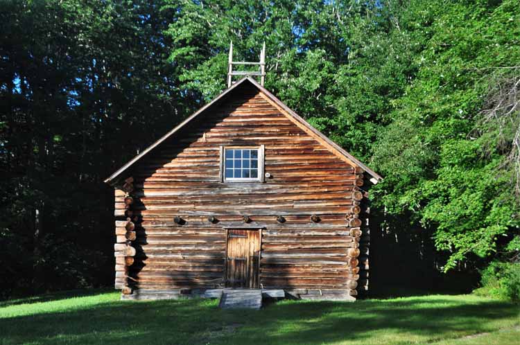 log cabin church